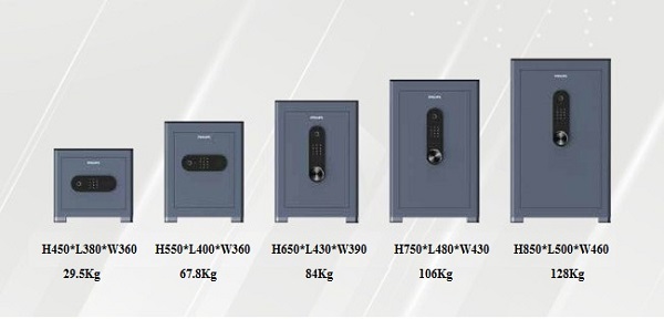 Két sắt vân tay Philips SBX601-8B0 (128kg)
