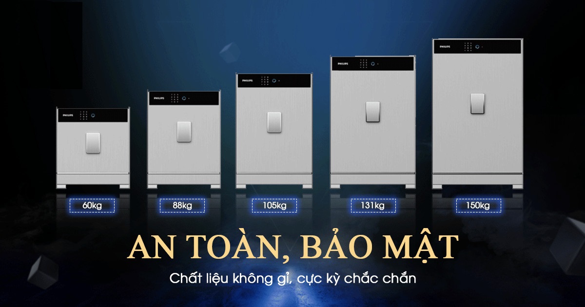 Két sắt vân tay Philips SBX701-6B0 (105kg)