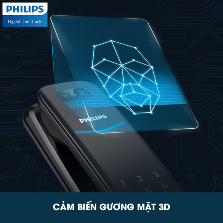 Khóa cửa nhận diện khuôn mặt Philips DDL702