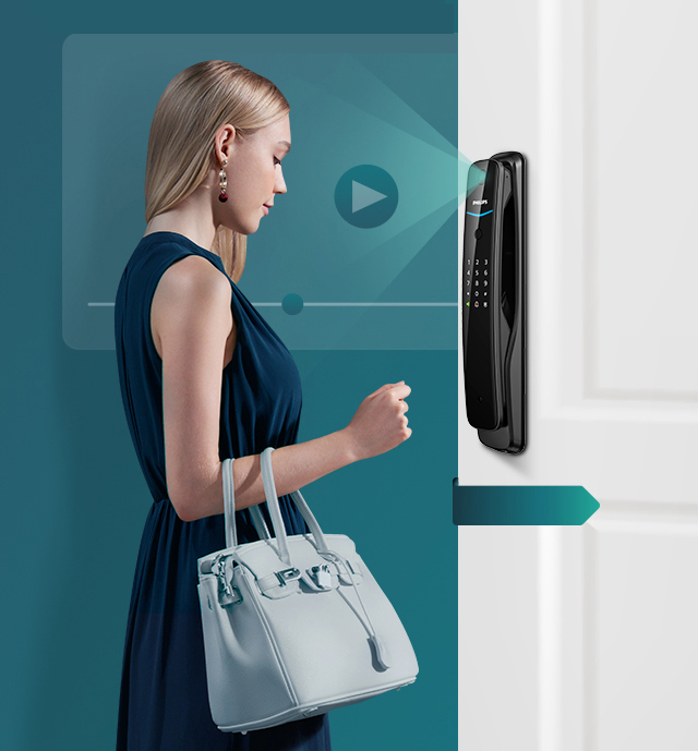 Khóa cửa nhận diện khuôn mặt Philips DDL702