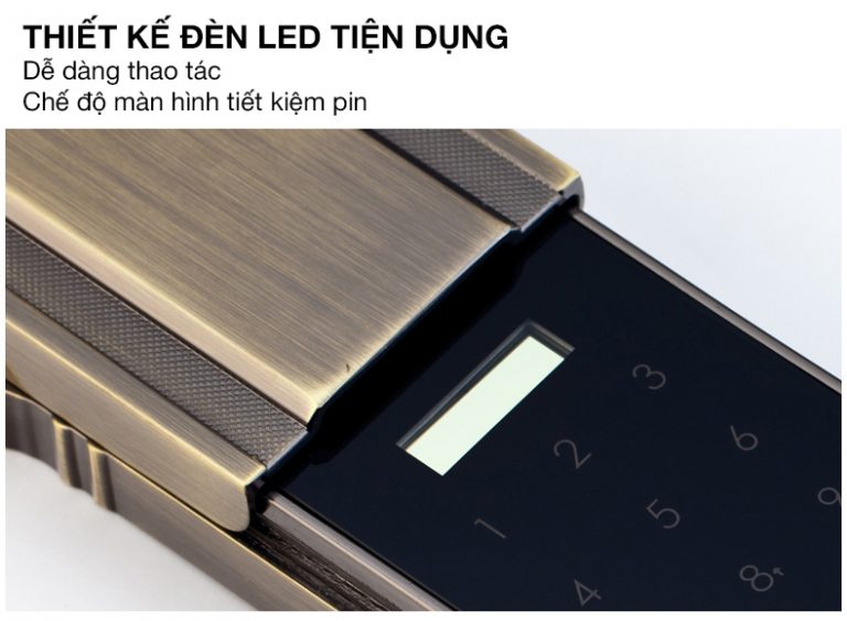 Khóa cửa vân tay cổ điển Kaadas 6001