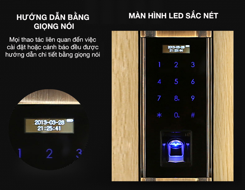 Khóa cửa vân tay Kaadas 6002