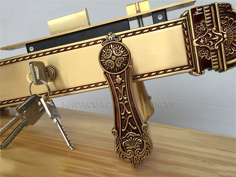 Khóa tay gạt bằng đồng Việt Tiệp 04199