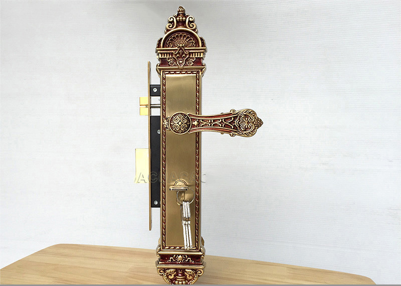 Khóa tay gạt bằng đồng Việt Tiệp 04199