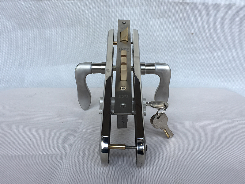Khóa tay gạt Inox cửa gỗ IK 8503