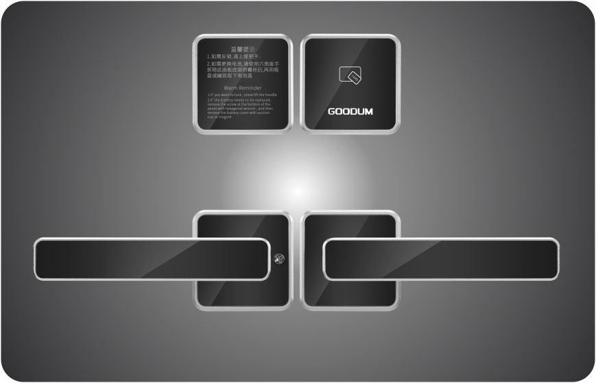 Khóa thẻ từ khách sạn Goodum A3100