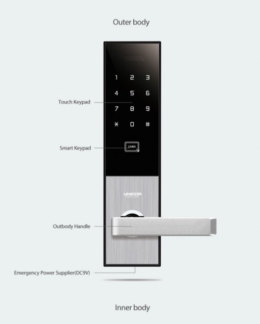 Khóa thẻ từ, mã số Unicor UN-6700SK