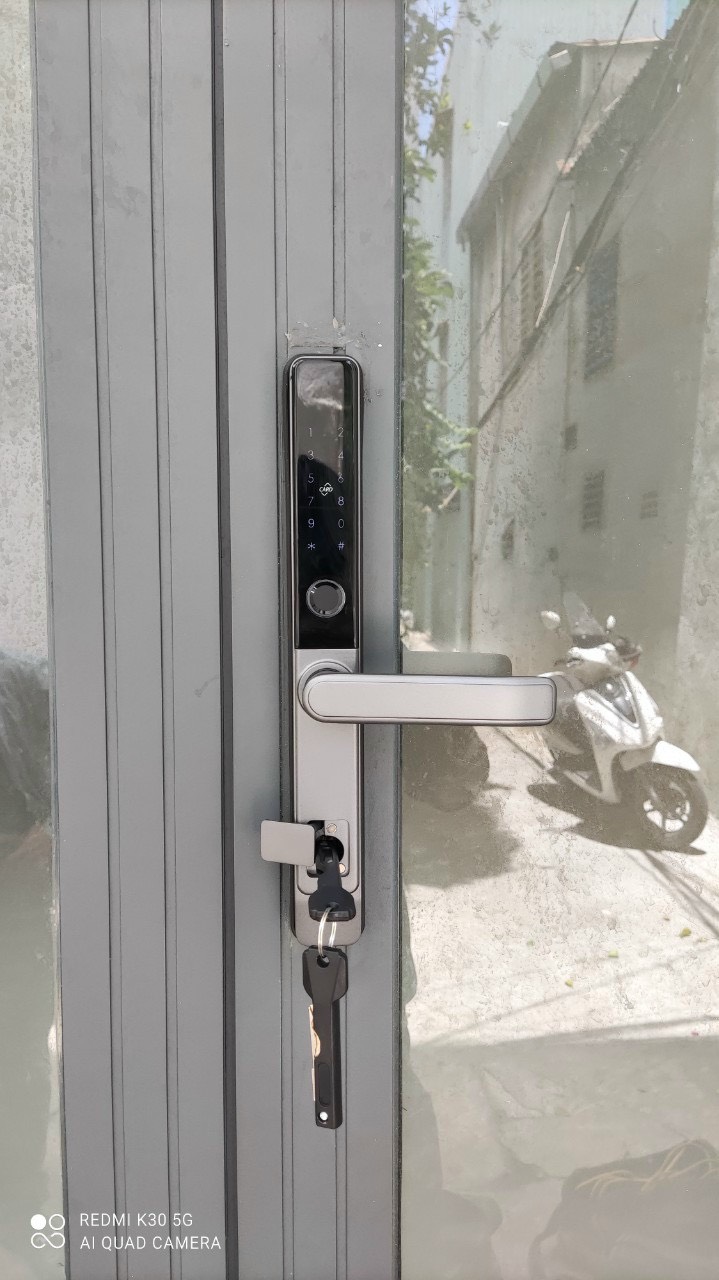Khóa vân tay cửa nhôm Lizman LM-L101