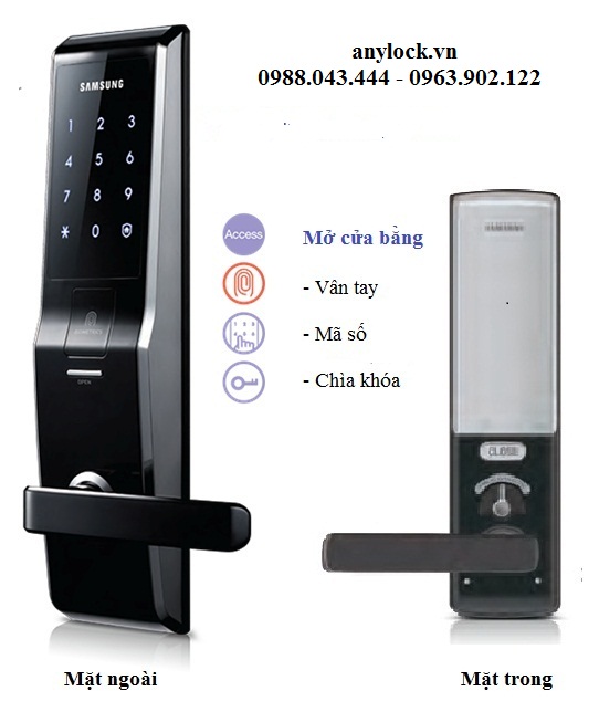Hướng dẫn sử dụng khóa cửa vân tay Unicor UN-P8000BWSK-F