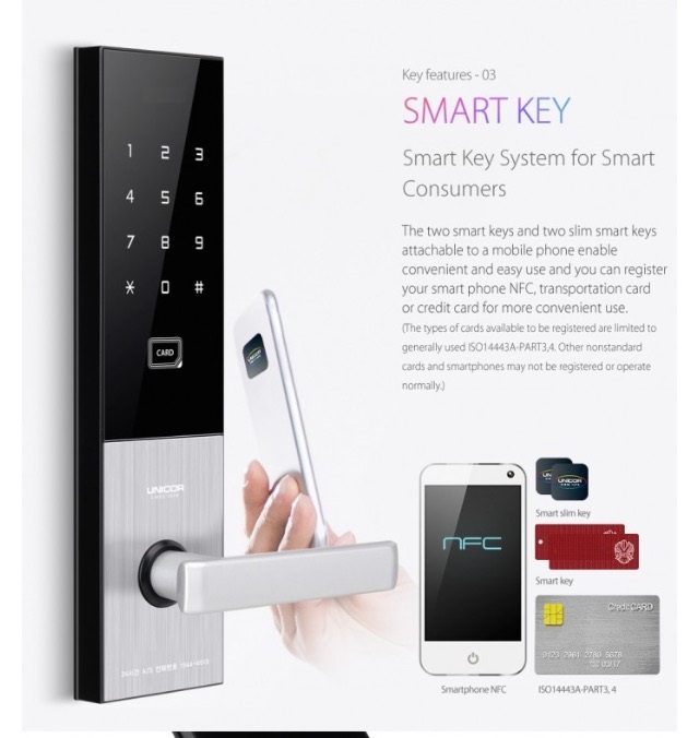 Hướng dẫn sử dụng khóa cửa vân tay Unicor UN-P8000BWSK-F