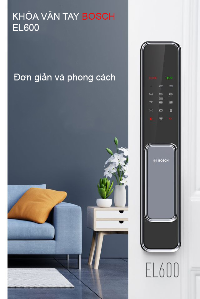 Khóa cửa vân tay Bosch EL600
