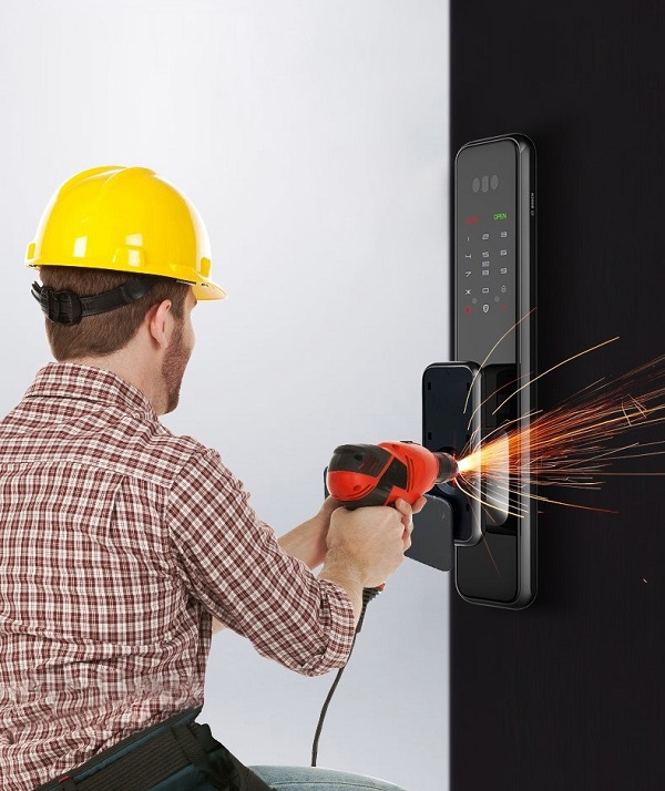 Khóa cửa vân tay Bosch EL600B (Nhận diện khuôn mặt Face ID)