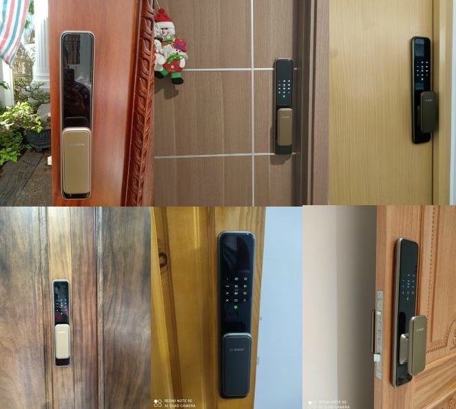 Khóa cửa vân tay Bosch EL600B (Nhận diện khuôn mặt Face ID)