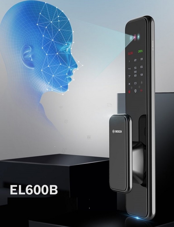 Khóa cửa vân tay Bosch EL600B (Nhận diện khuôn mặt Face ID)