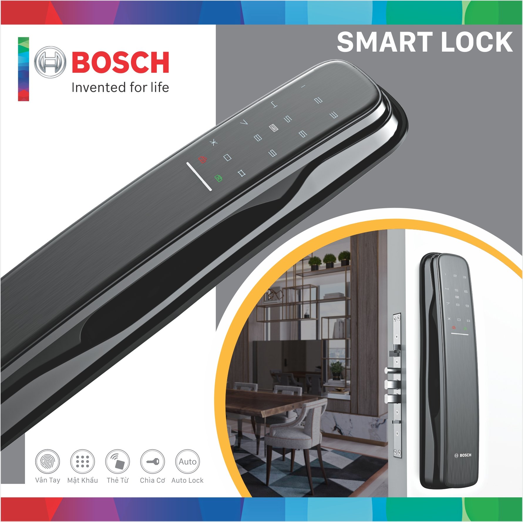 Khóa cửa vân tay Bosch EL800