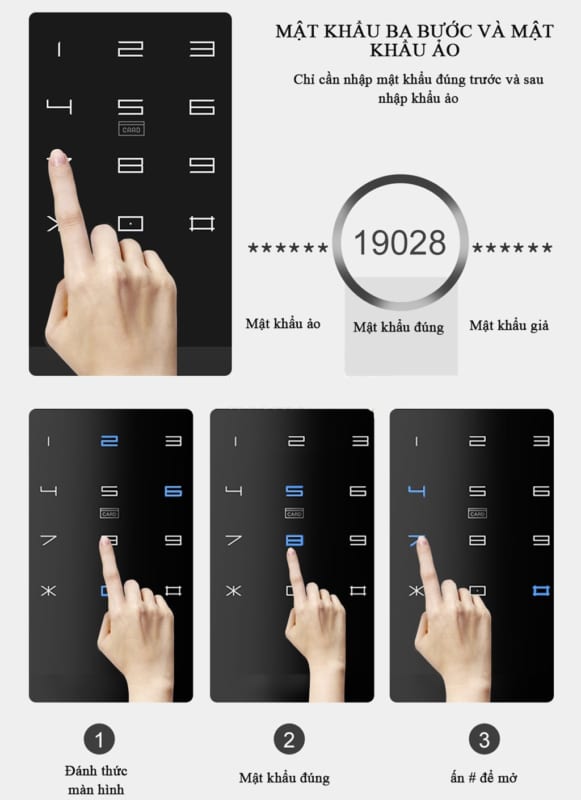 Khóa cửa vân tay Bosch FU550