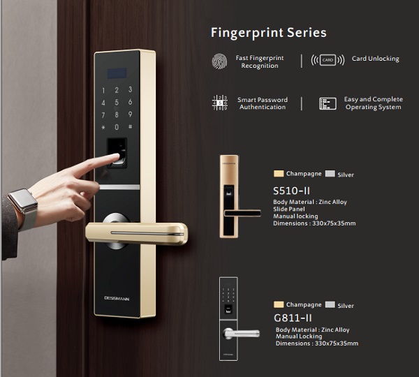 Khóa cửa vân tay Dessmann G811 - II