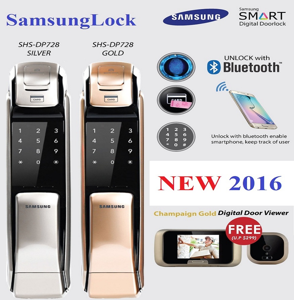 Khóa cửa vân tay Samsung SHP DP728