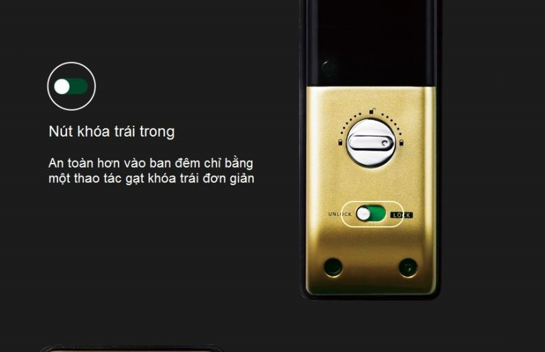 Khóa cửa vân tay Yale YDM7116A MB