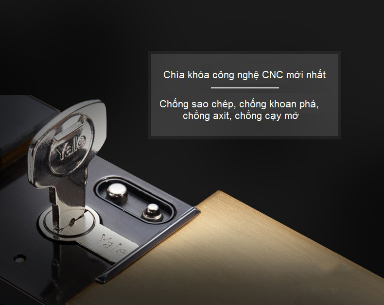 Khóa cửa vân tay Yale YDM7116A MB