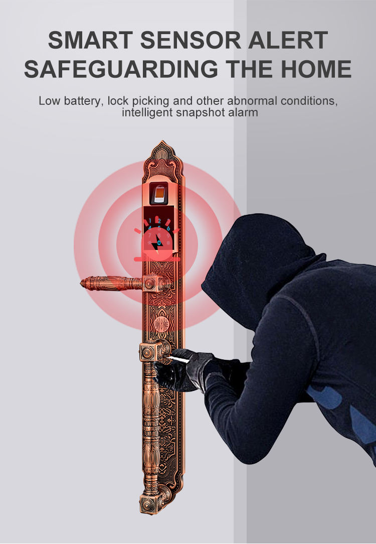 Khóa vân tay tân cổ điển IKS A007
