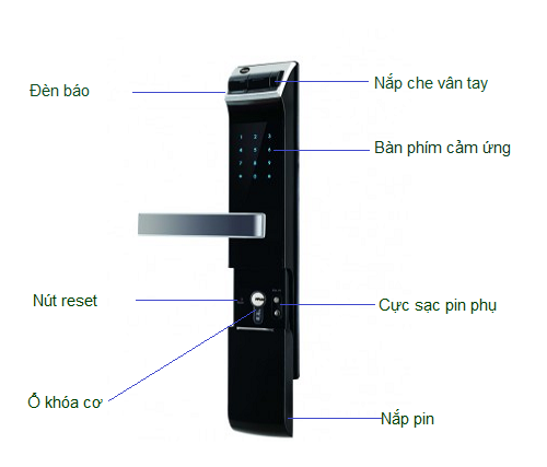 Khóa vân tay Yale YDM4109A Khóa vân tay Yale YDM4109A